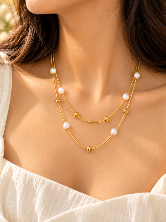 Pearl Layered Necklace