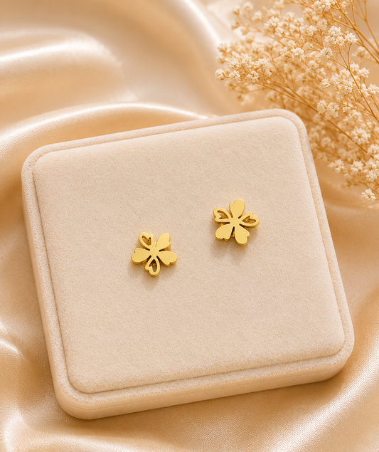 Mini Floral Stud Earrings
