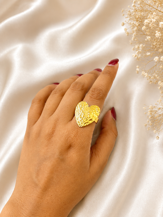 Chunky Heart Ring
