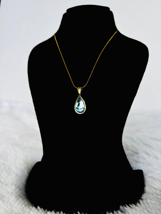Blue Stone Necklace