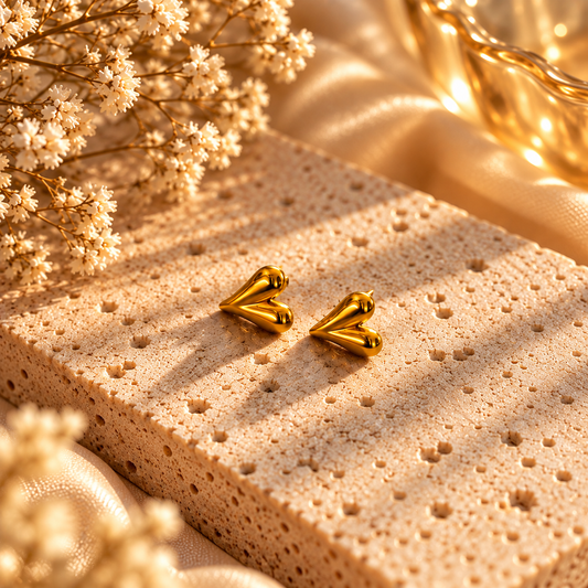 Mini Heart Stud earrings