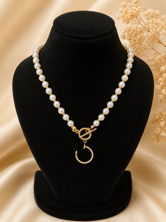 Moon Pearl Necklace