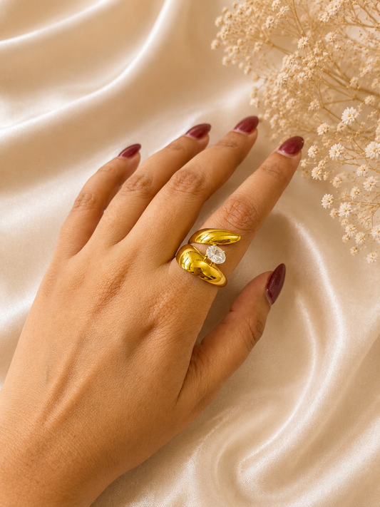 Bold Diamond Statement Ring
