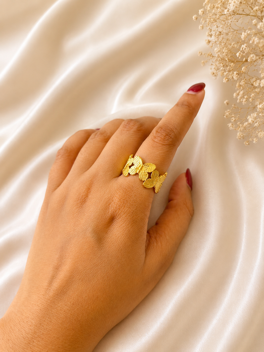 Butterfly Band Ring