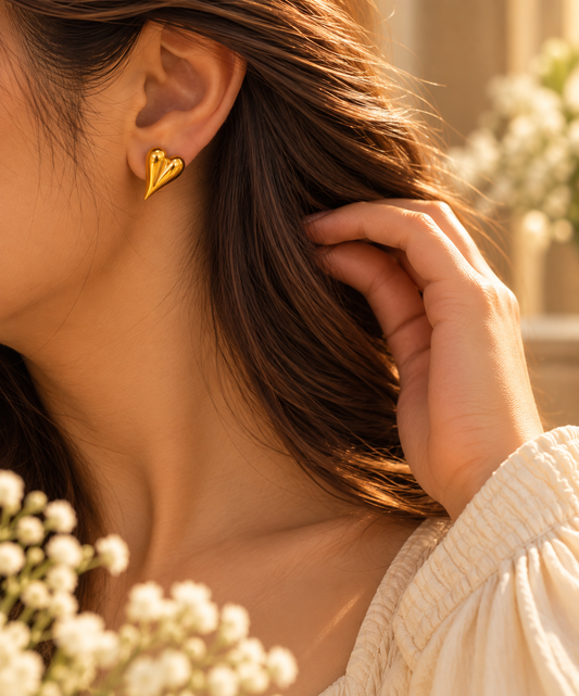 Mini Heart Stud earrings